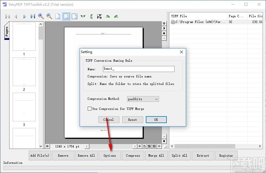 VeryPDF TIFFToolkit下载,TIFF压缩工具,图片拆分,图片合并