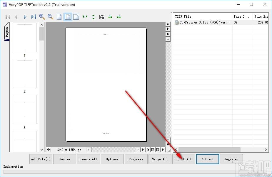 VeryPDF TIFFToolkit下载,TIFF压缩工具,图片拆分,图片合并