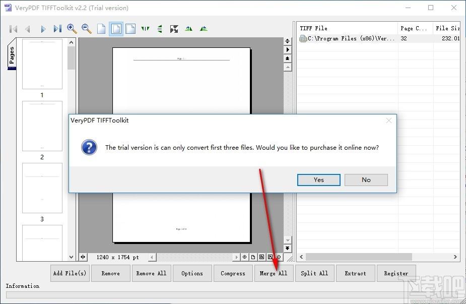 VeryPDF TIFFToolkit下载,TIFF压缩工具,图片拆分,图片合并