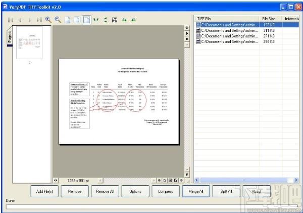 VeryPDF TIFFToolkit下载,TIFF压缩工具,图片拆分,图片合并