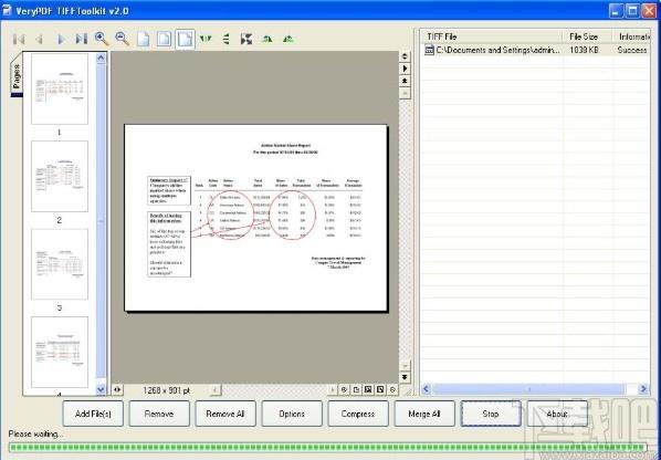 VeryPDF TIFFToolkit下载,TIFF压缩工具,图片拆分,图片合并